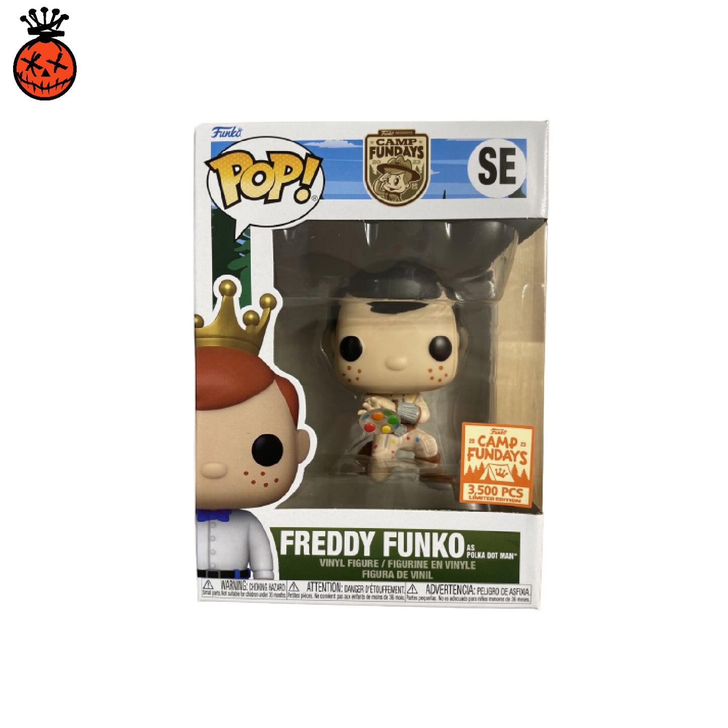 Camp Fundays At Home Freddy Funko as Polka Dot Man Funko Shop Exclusive LE 3,500