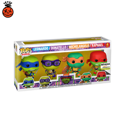 Amazon Exclusive GITD Funko Pop! Teenage Mutant Ninja Turtles 4 Pack